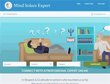 Tablet Screenshot of mindsolace.com